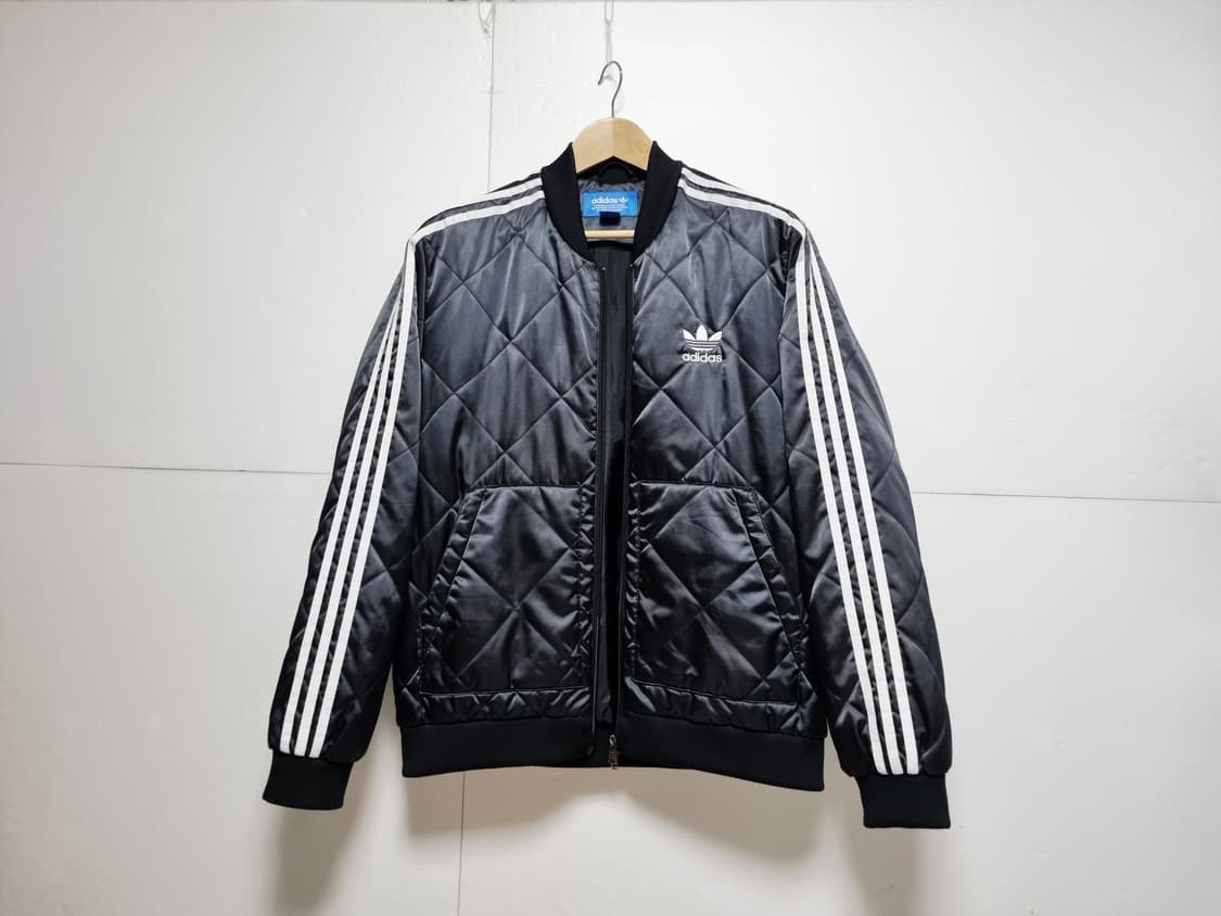 남성 아디다스 불꽃 슈퍼스타 퀼티드 프리미엄 경량 패딩 봄퍼 자켓 점퍼 상품이미지4