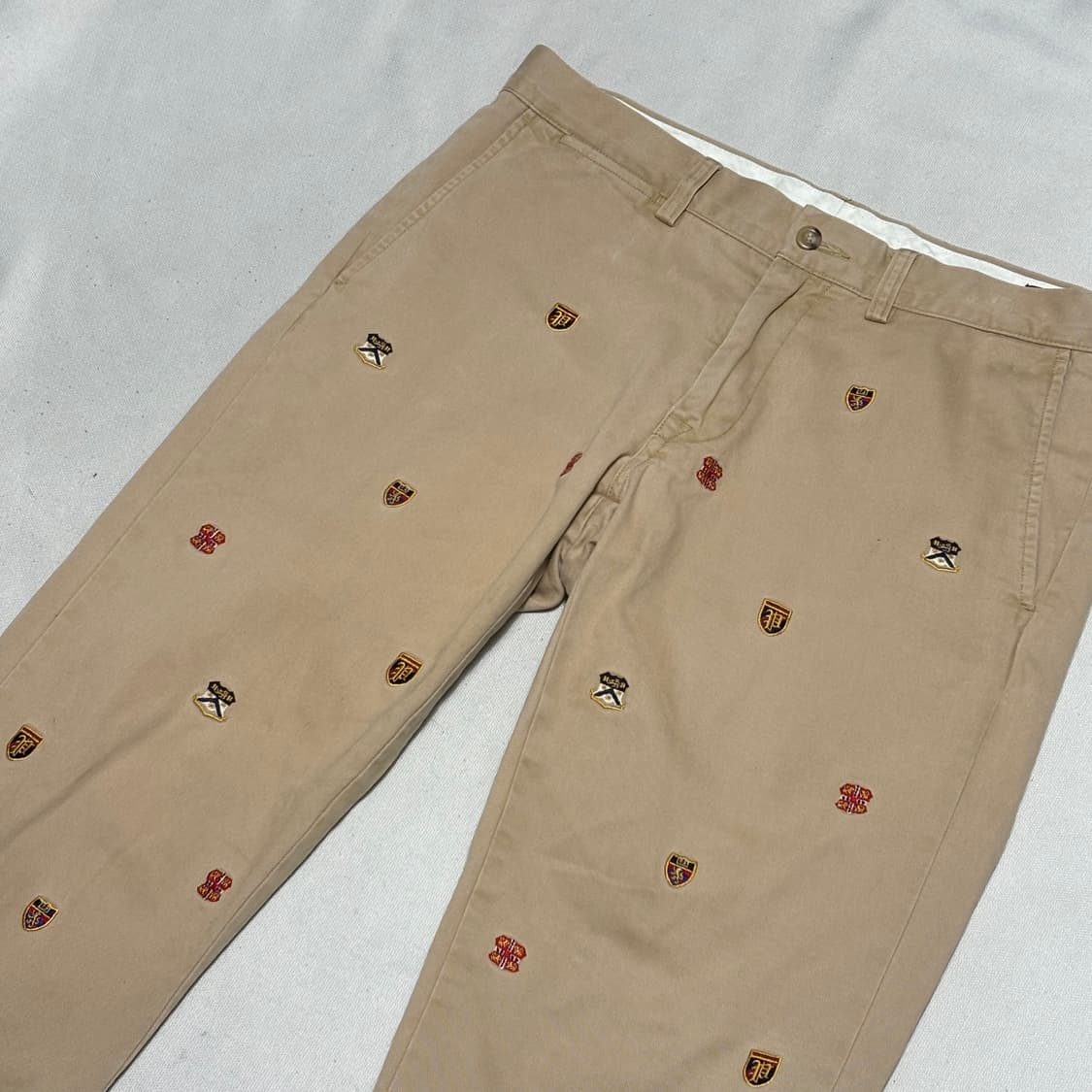 32/30 폴로랄프로렌 쉴드 자수 베이지 치노 팬츠  상품이미지1