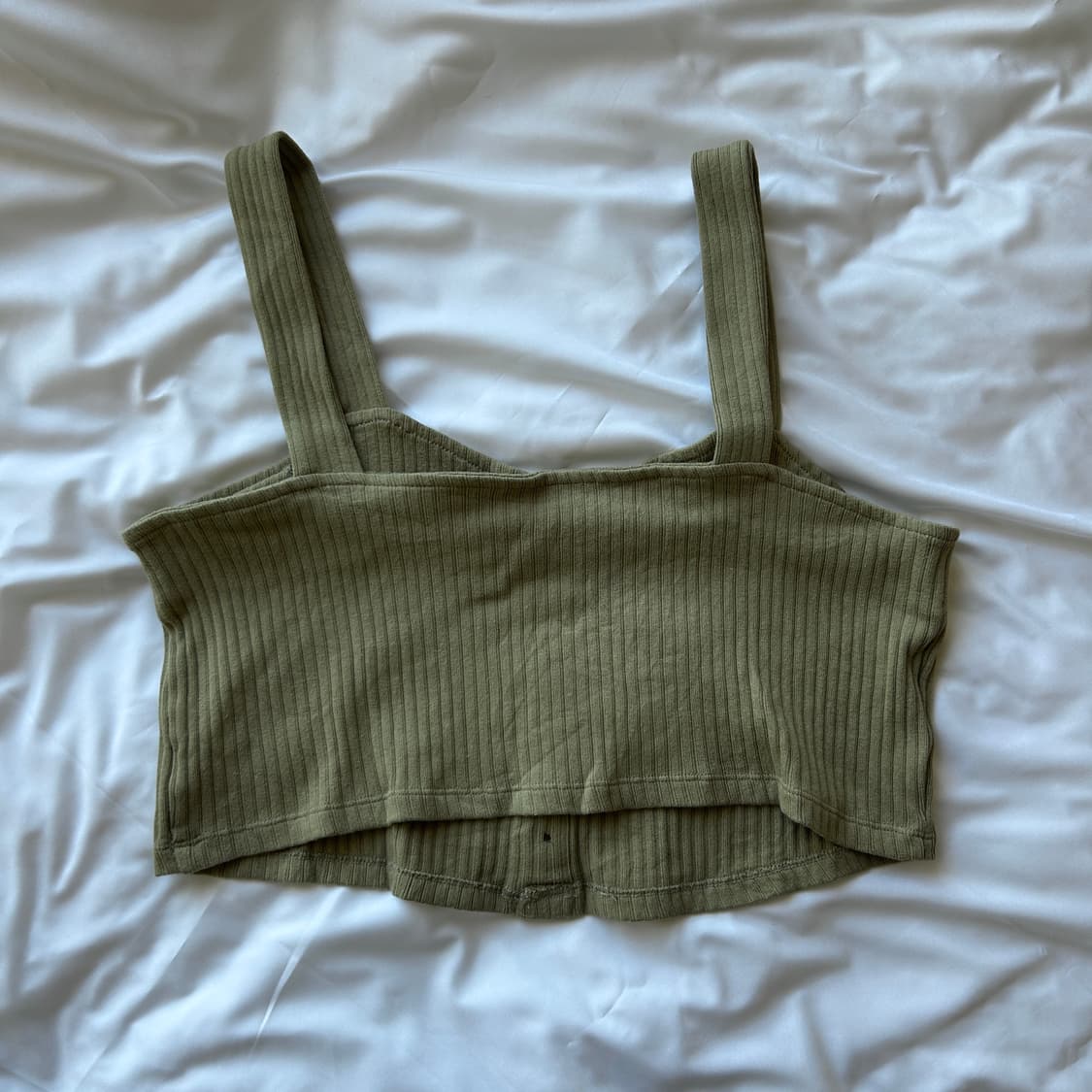 빈티지 GU 올리브 뷔스티에 나시 상품이미지6