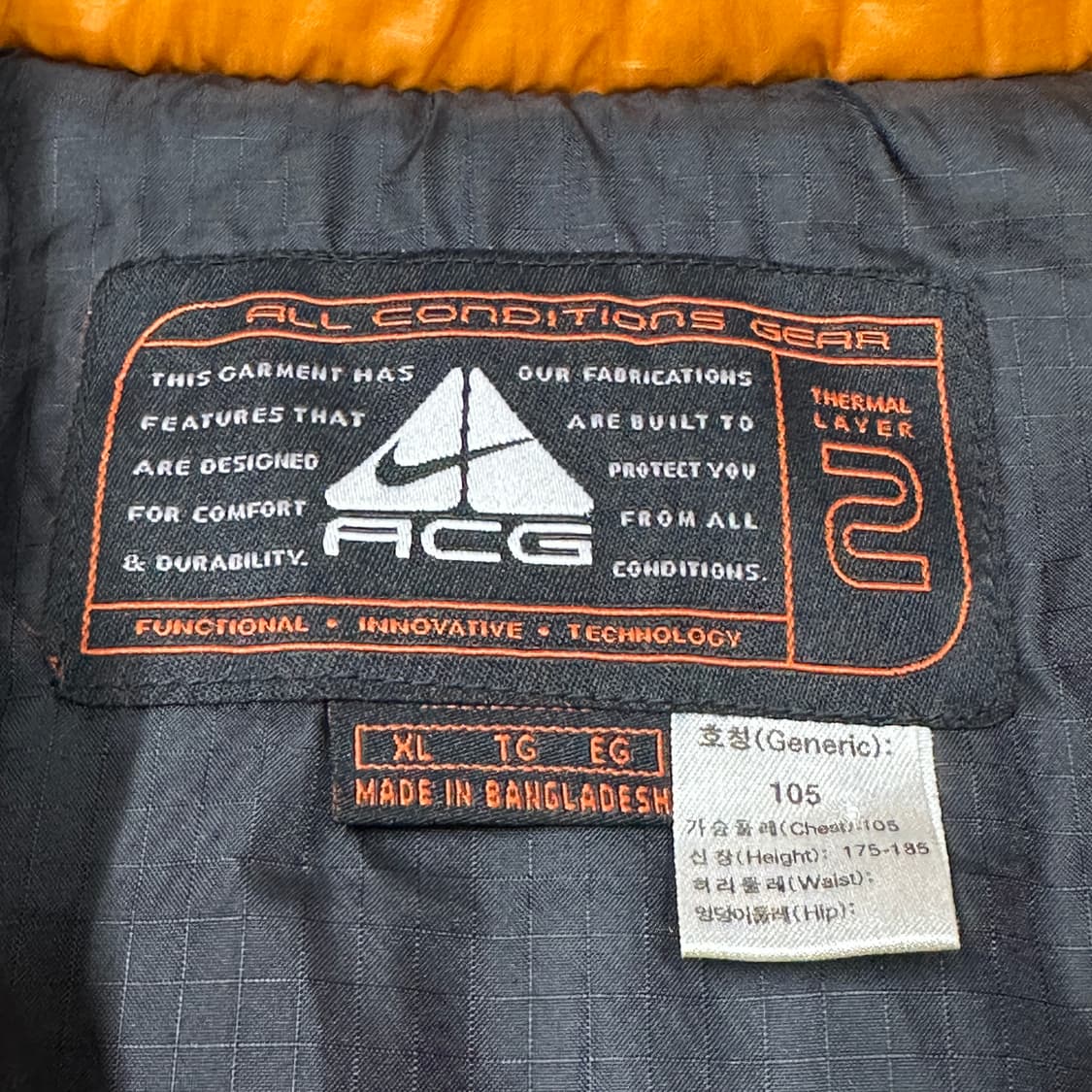 나이키 acg 프리마로프트 퀄팅 패딩조끼 XL 상품이미지4