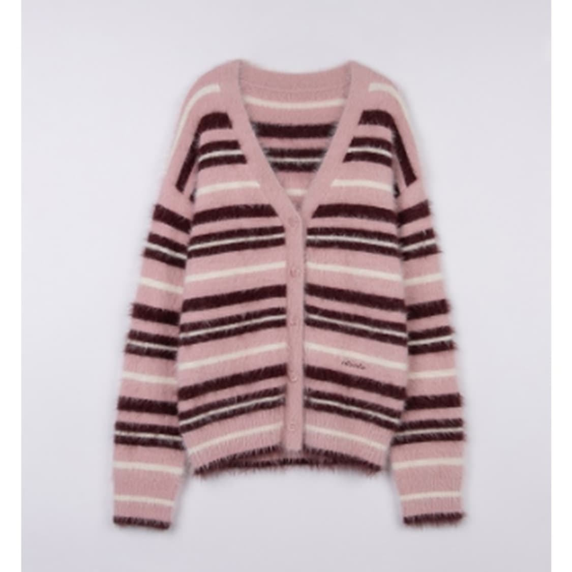 로라로라 플러피 스트라이프 가디건 상품이미지2