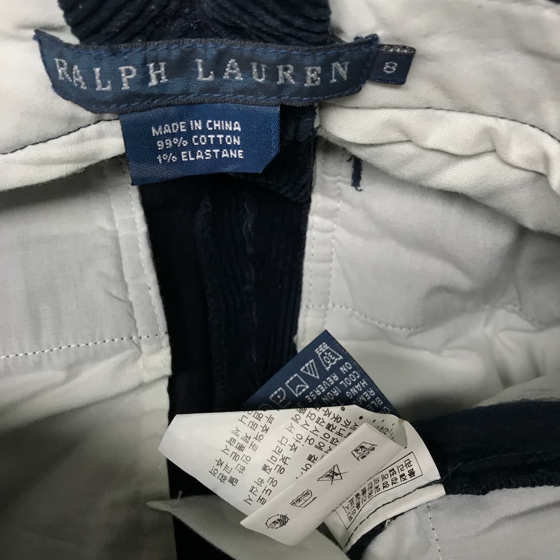 폴로 랄프로렌 코듀로이 팬츠 네이비 8(W) 상품이미지7