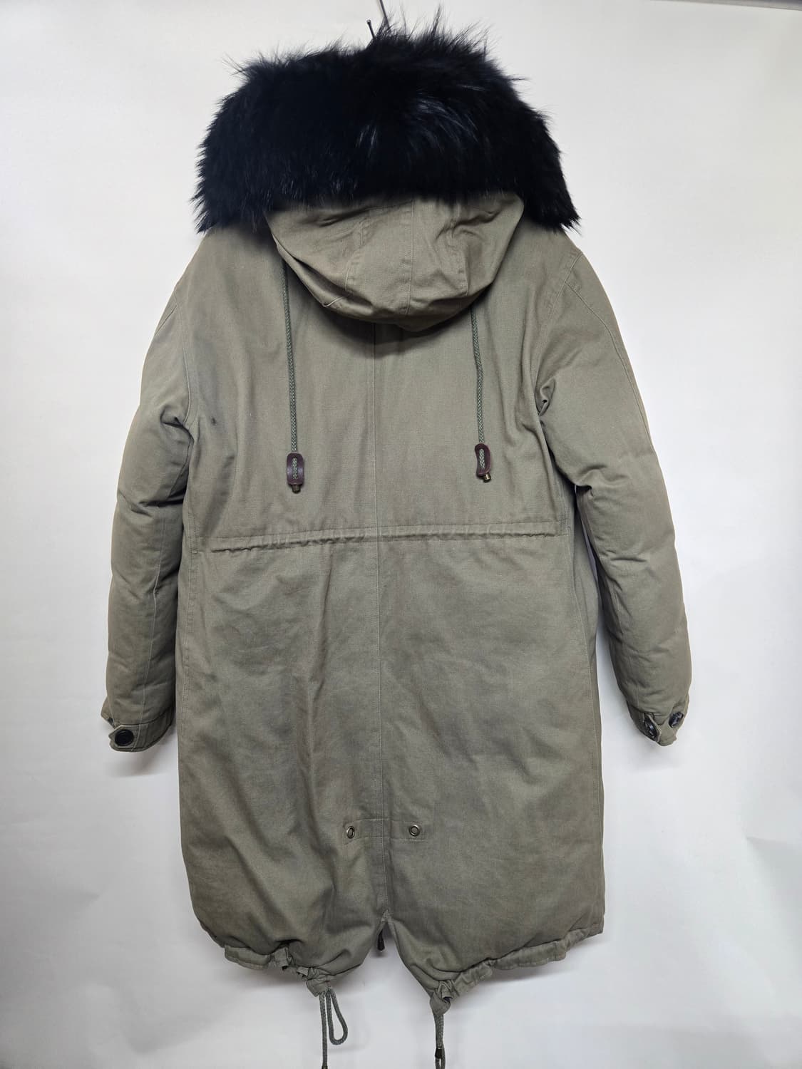 mimiciel미미씨엘 리버시블 야상패딩 여66 카키색/블랙 상품이미지3