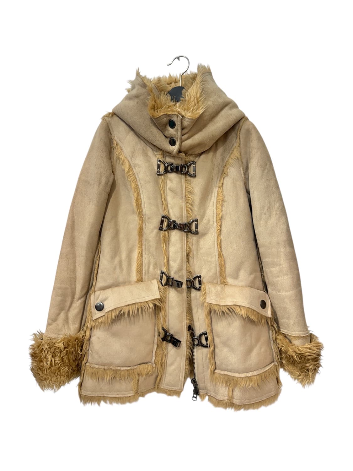 [에고이스트] 무스탕 퍼 트리밍 자켓, XS-S 상품이미지1