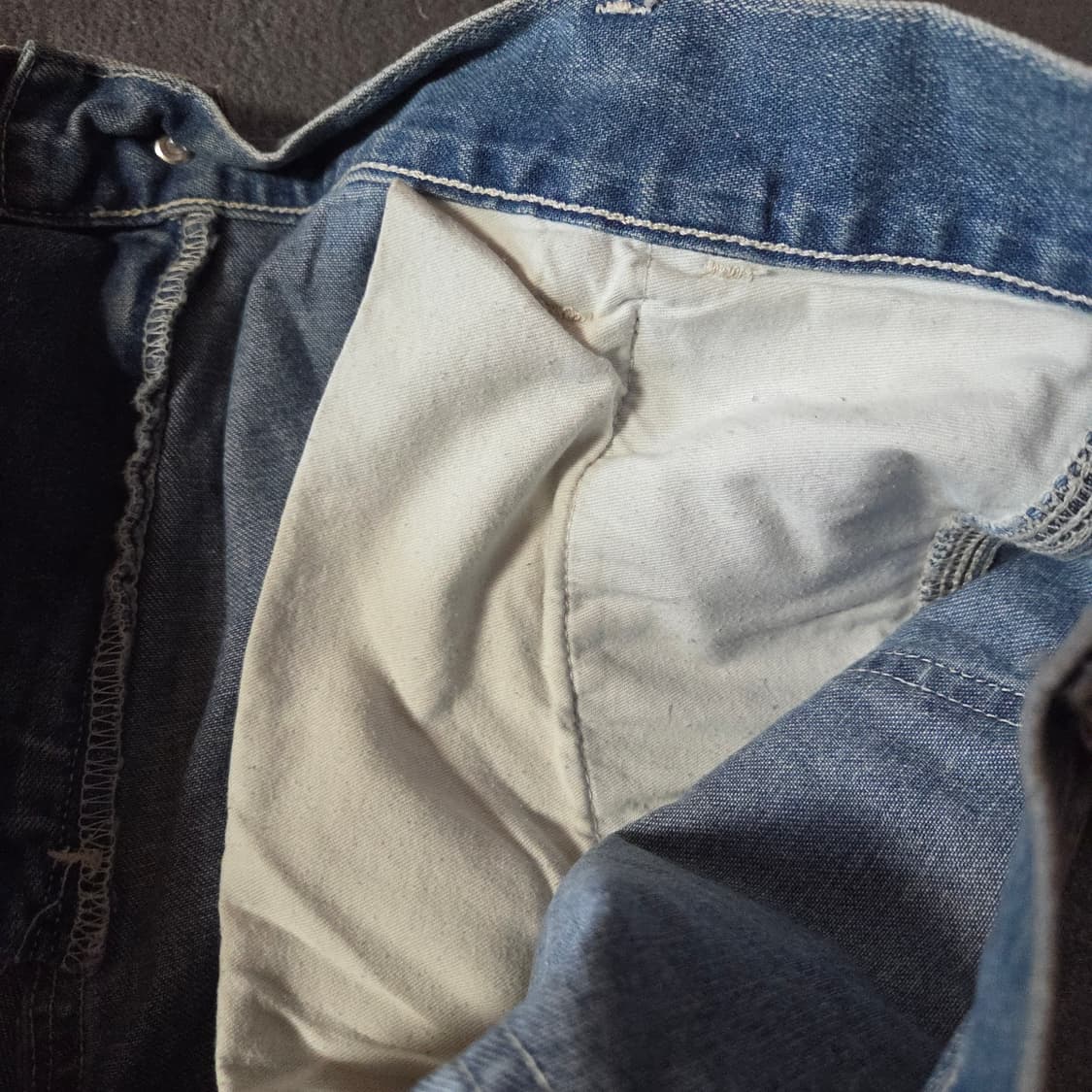 칼하트 wip 럭 싱글 니 카펜터 데님 팬츠 32 (34-36인치) 상품이미지7