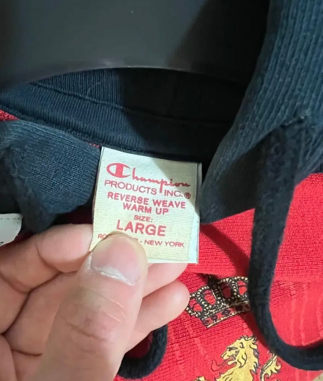 [L] 베트멍 X 챔피언 후드  상품이미지5