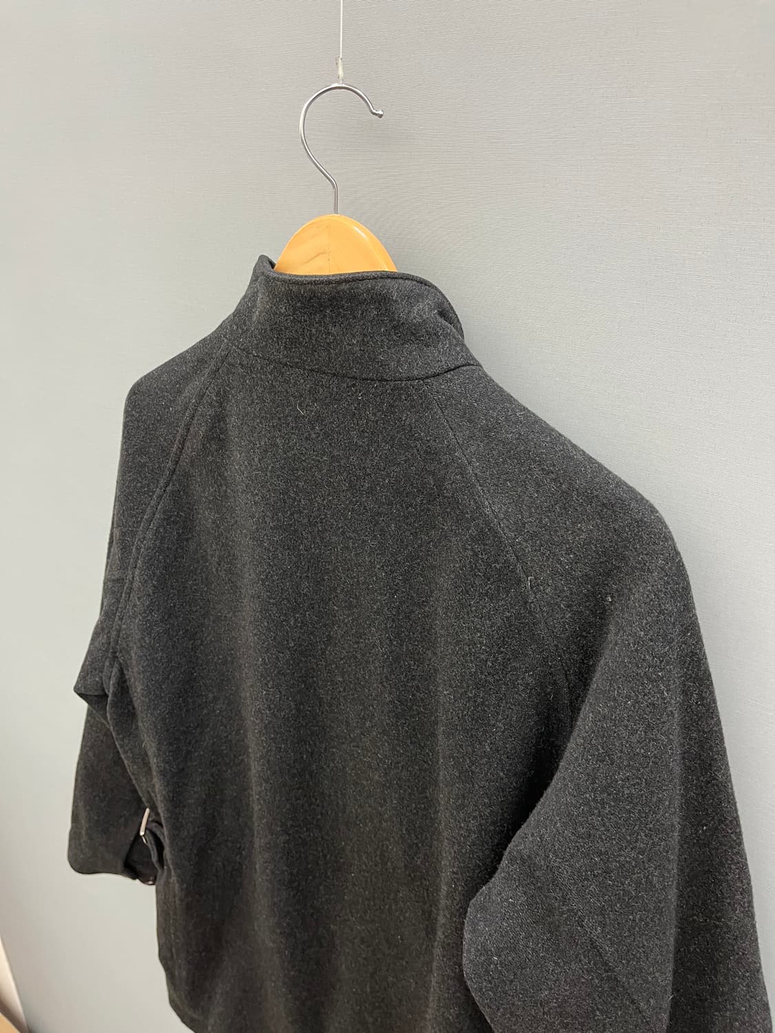 폴로 랄프로렌 차콜 해링톤 사이드 신치백 울 자켓 상품이미지9