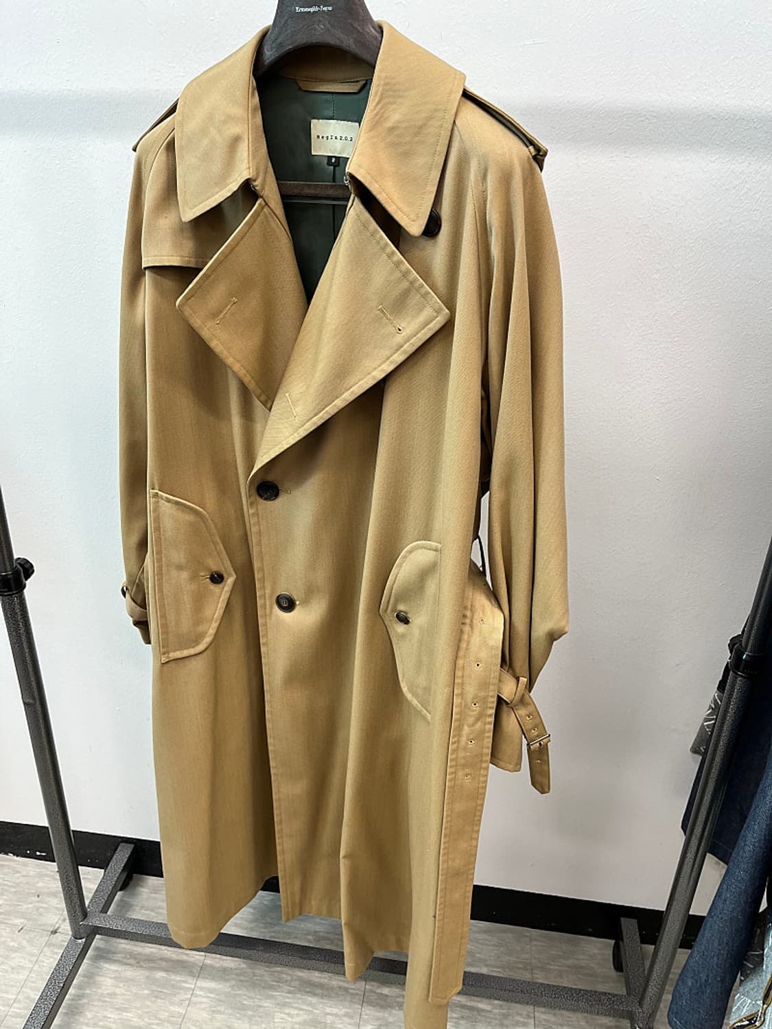 110) 비긴202 울 개버딘 트렌치코트  상품이미지1