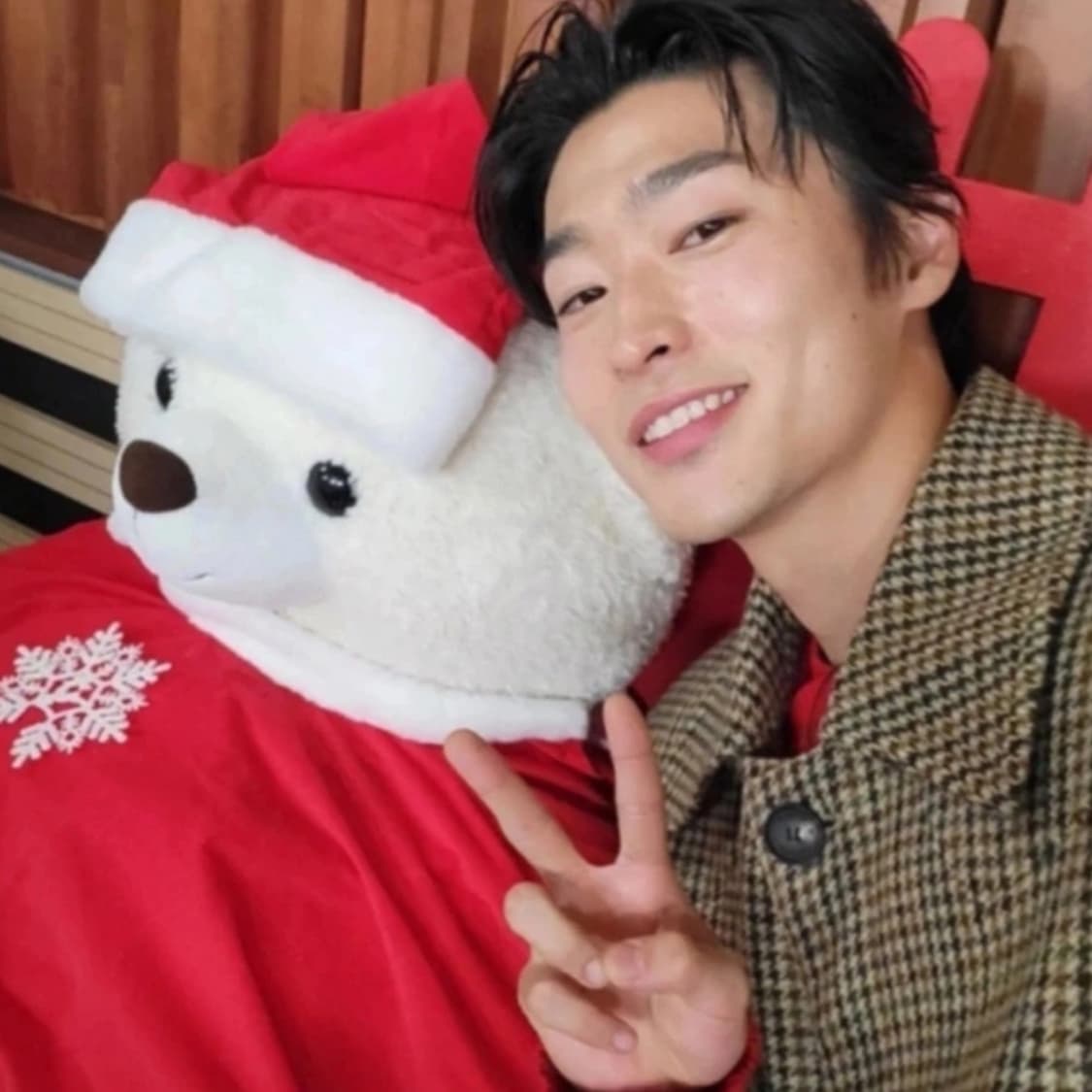 쿠어 오버핏 하운드투스 발마칸 코트 상품이미지2