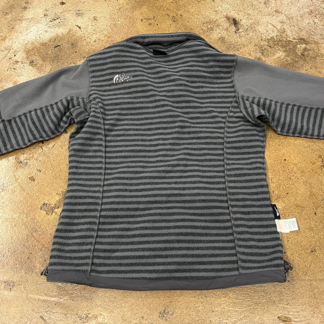 노스페이스 스트라이프 줄무늬 그레이 후리스 85 상품이미지6