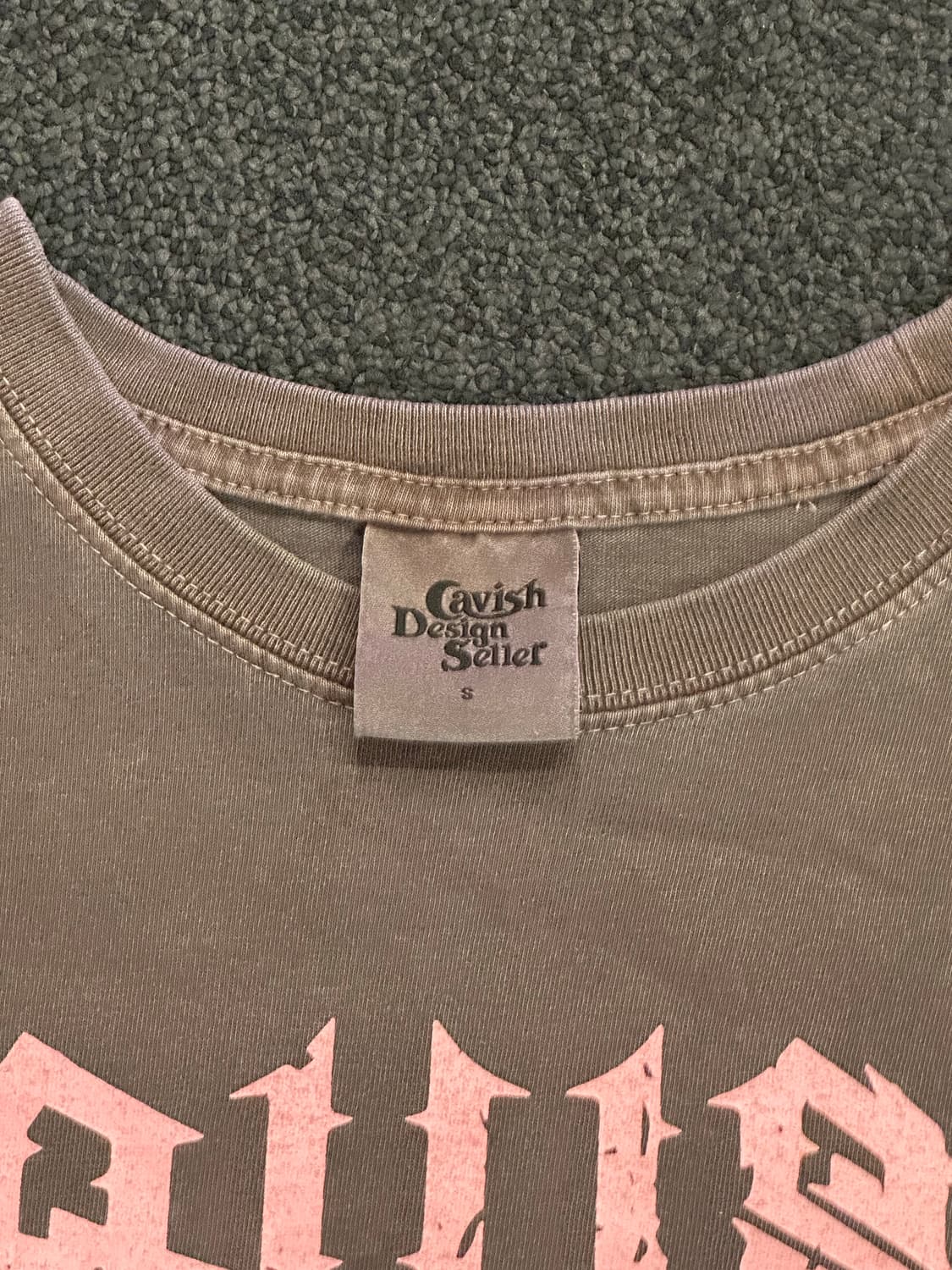 (사이즈 s)카비시 프로그 스타 반팔티 브라운 팝니다 상품이미지2