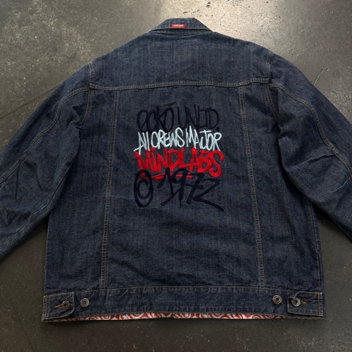 100 에코 언리미티드 올드스쿨 청자켓  상품이미지5