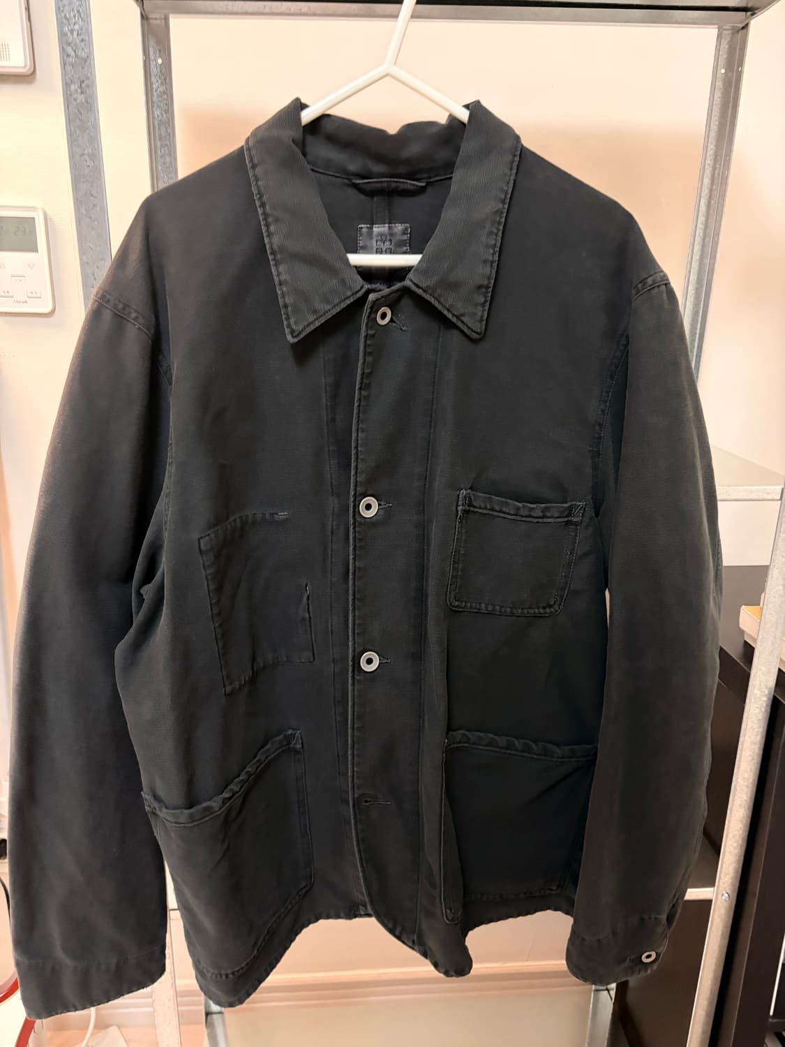 [2] 폴리테루 24fw 초어 자켓 차콜 상품이미지1