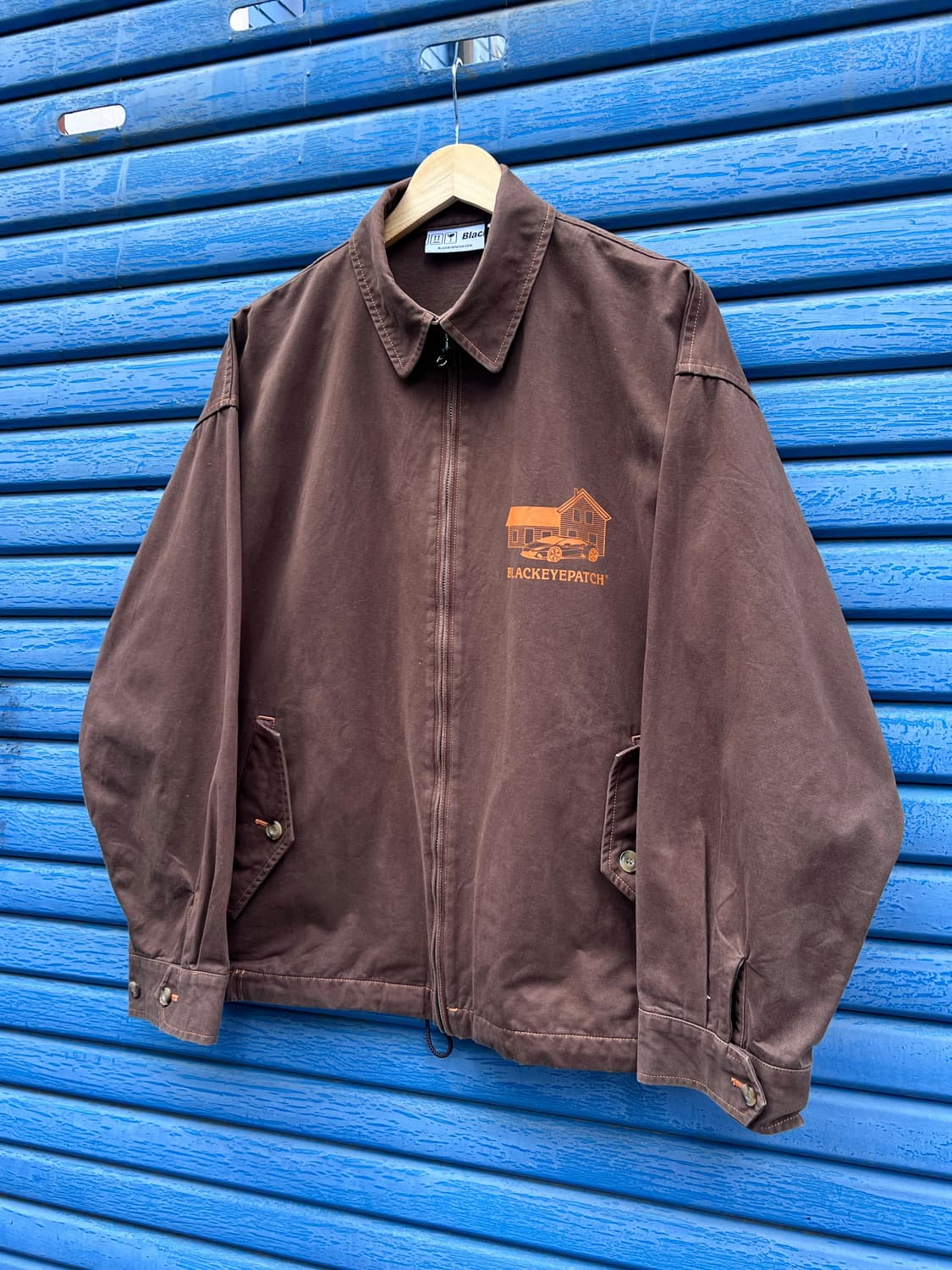 Black Eye Patch Brwon Jacket 상품이미지1