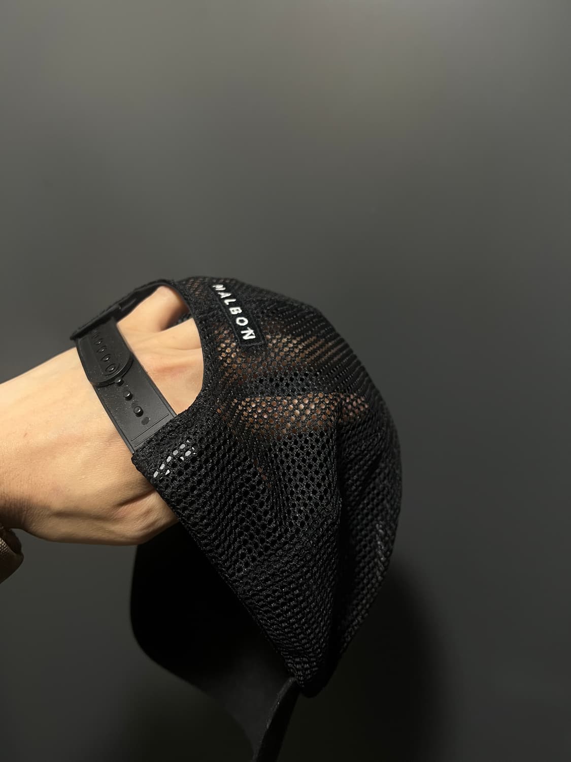 말본 블랙매쉬볼캡 상품이미지2