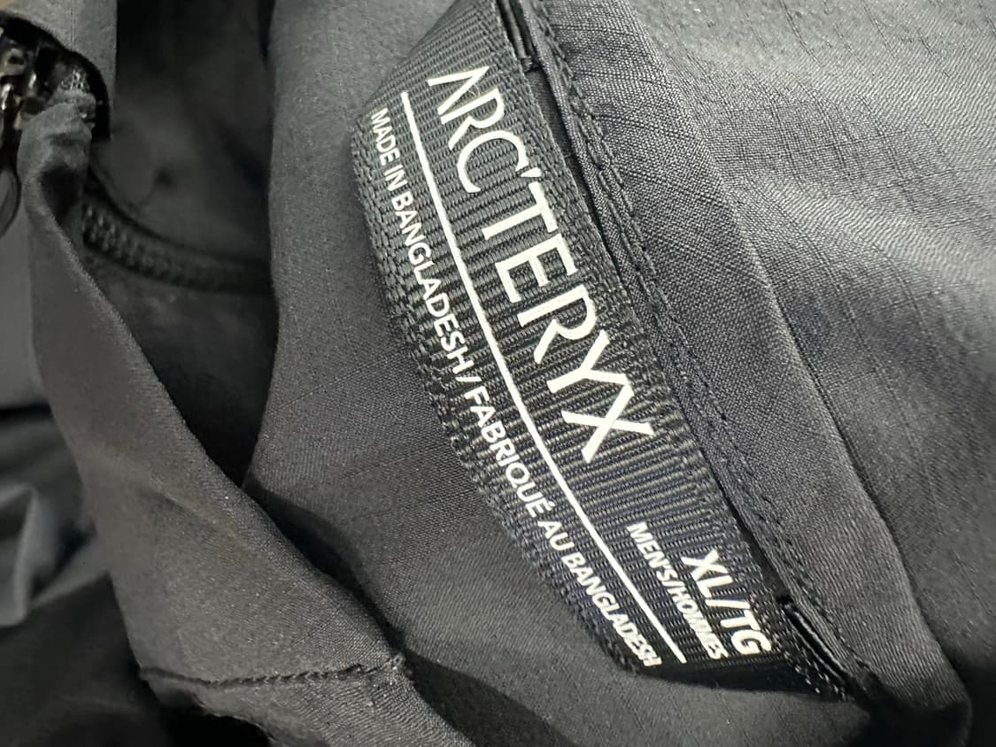 아크테릭스 스쿼미시 후디 블랙 XL 상품이미지2