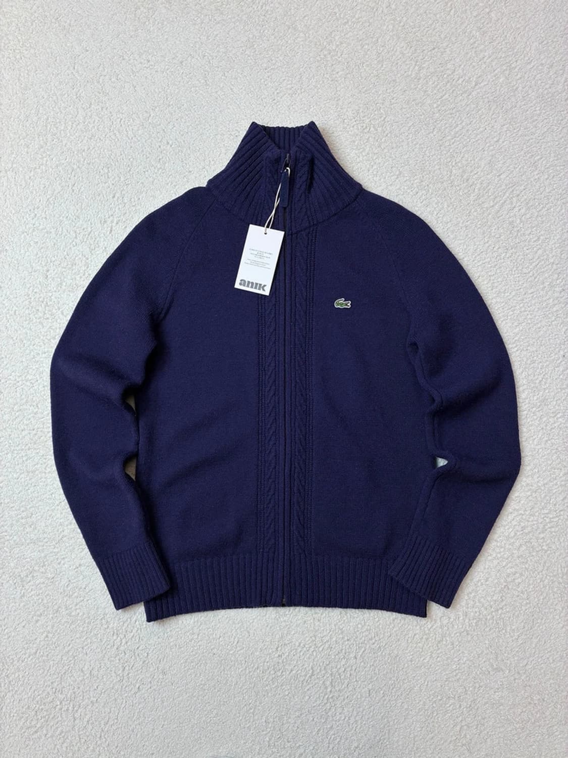 라코스테 00's 울 니트 집업 가디건 PN6090 상품이미지1