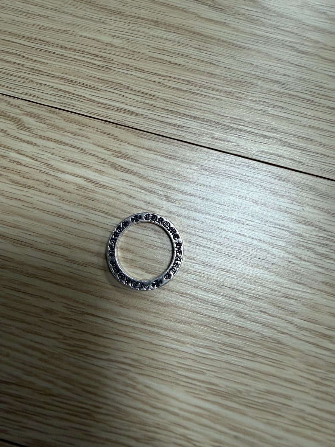 크롬하츠 파리 퍽유링 6.5사이즈 3mm 정품 상품이미지1