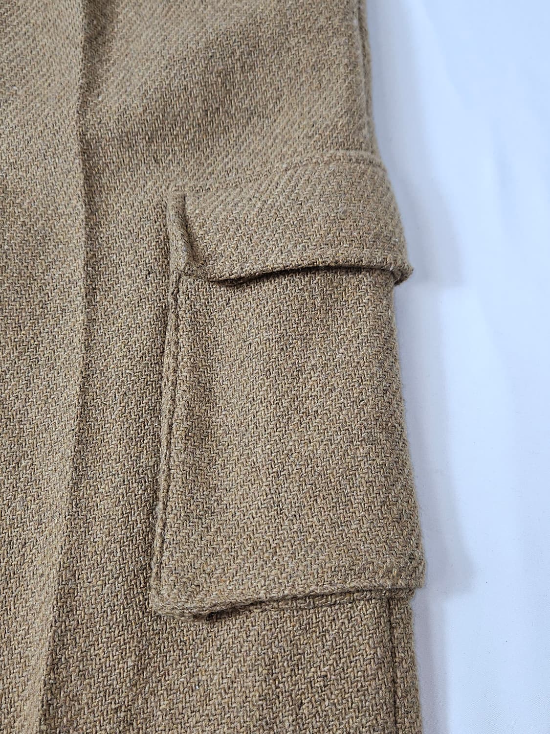 앤더슨벨 프리마 카고 와이드 팬츠 포켓 트라우저 트위드 울 L 상품이미지3