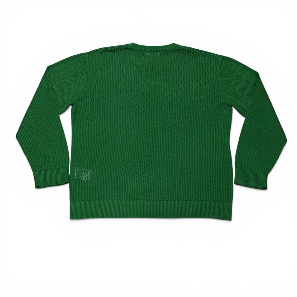 XL 미나브 MINAV 그린 시스루 그물 니트 상품이미지2