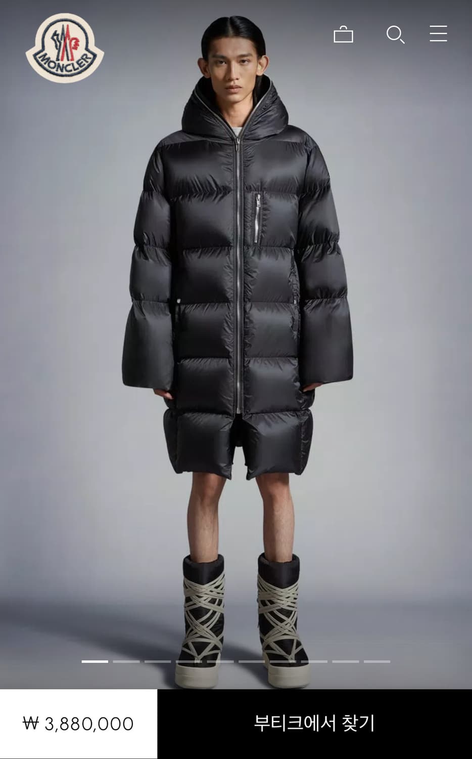 몽클레르 + 릭 오웬스 Moncler + Rick Owens 사이클로픽  상품이미지1