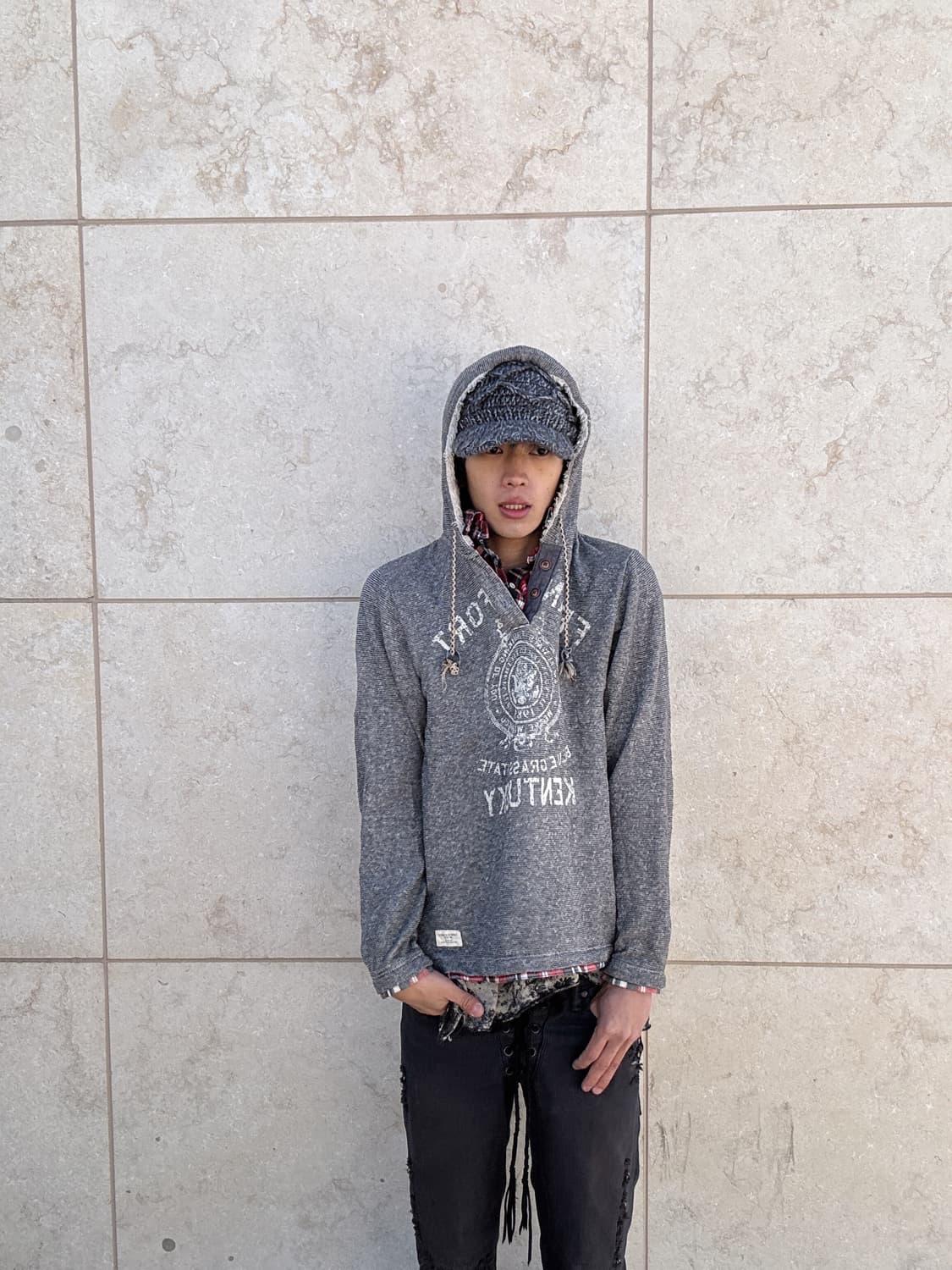 Grey Knit Cap 상품이미지2