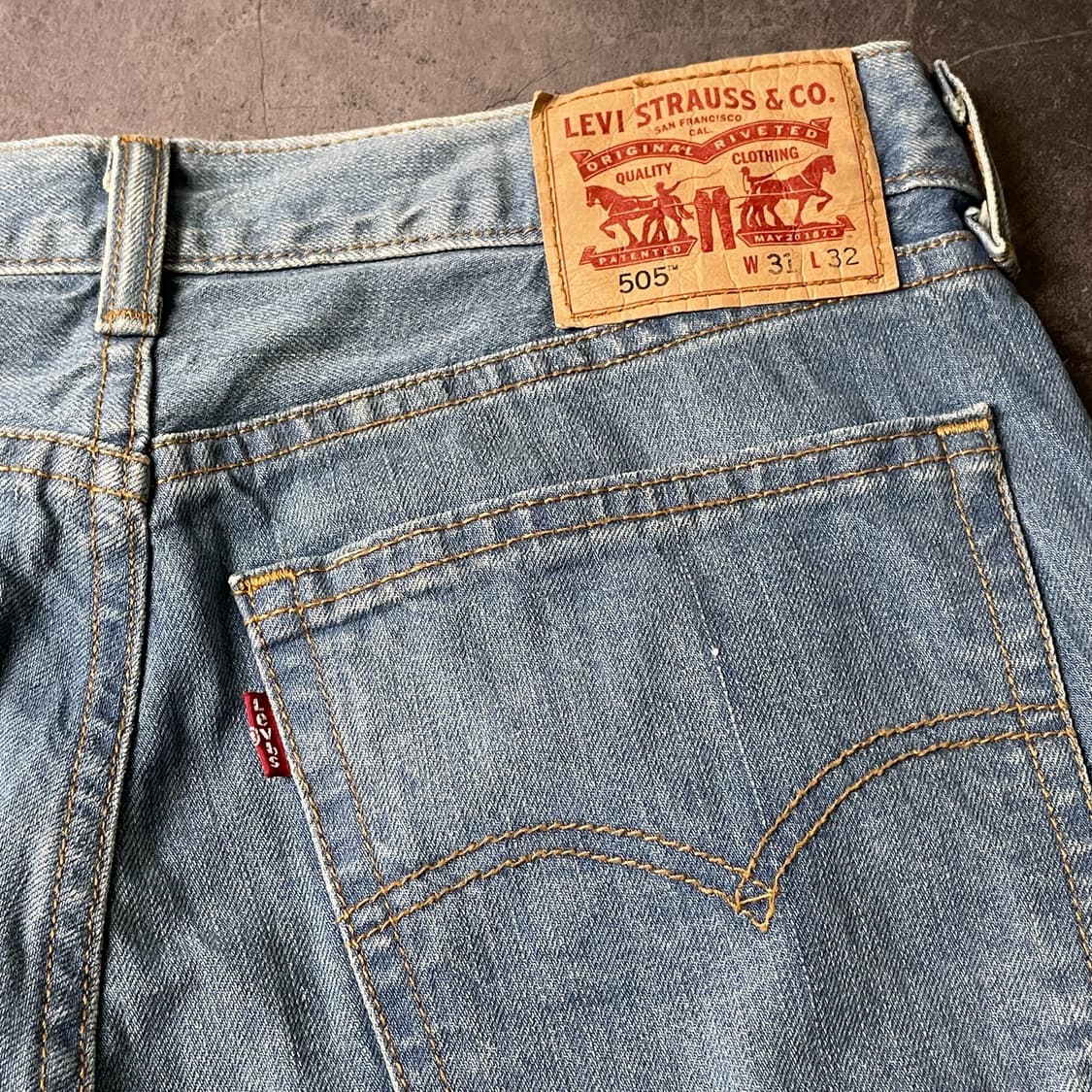 LEVI'S 리바이스505 빈티지 레귤러 스트레이트핏 팬츠 A00348 상품이미지7