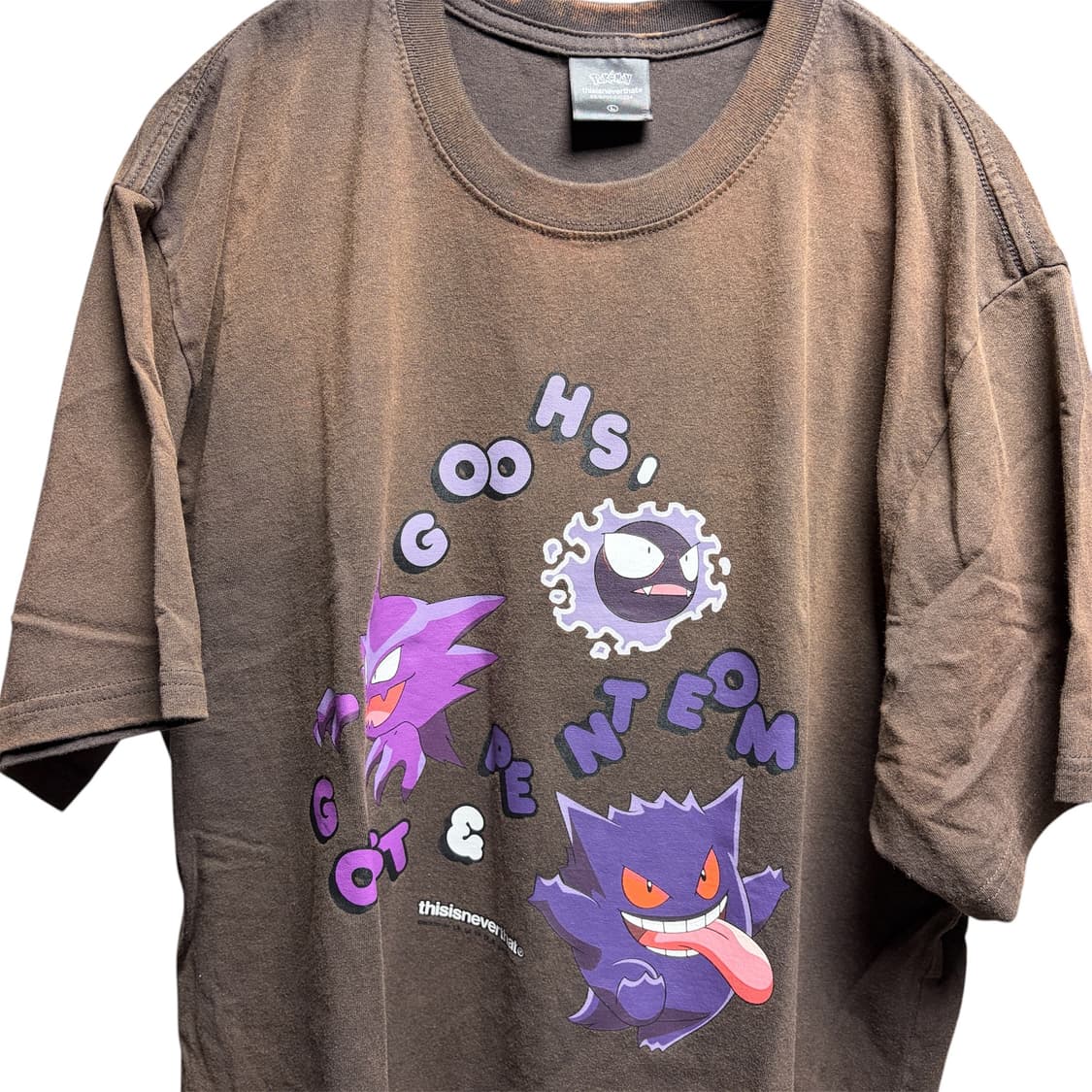 디스이즈네버댓 x 포켓몬 팬텀 타이다이 티셔츠 L 상품이미지2