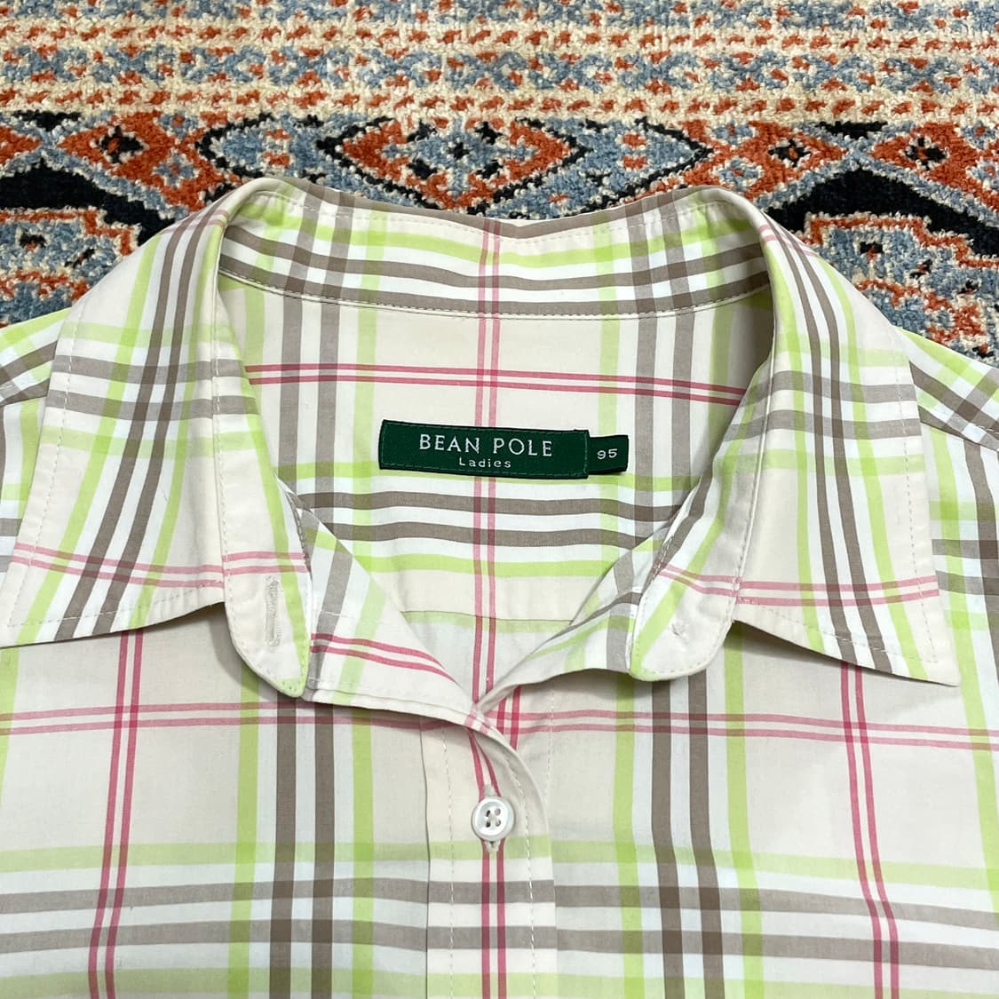 빈폴 레이디스 빈티지 체크 셔츠 여성95 상품이미지3