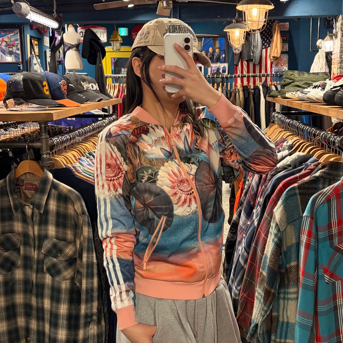 adidas 아디다스 파이어버드 핑크 플라워 져지 상품이미지8