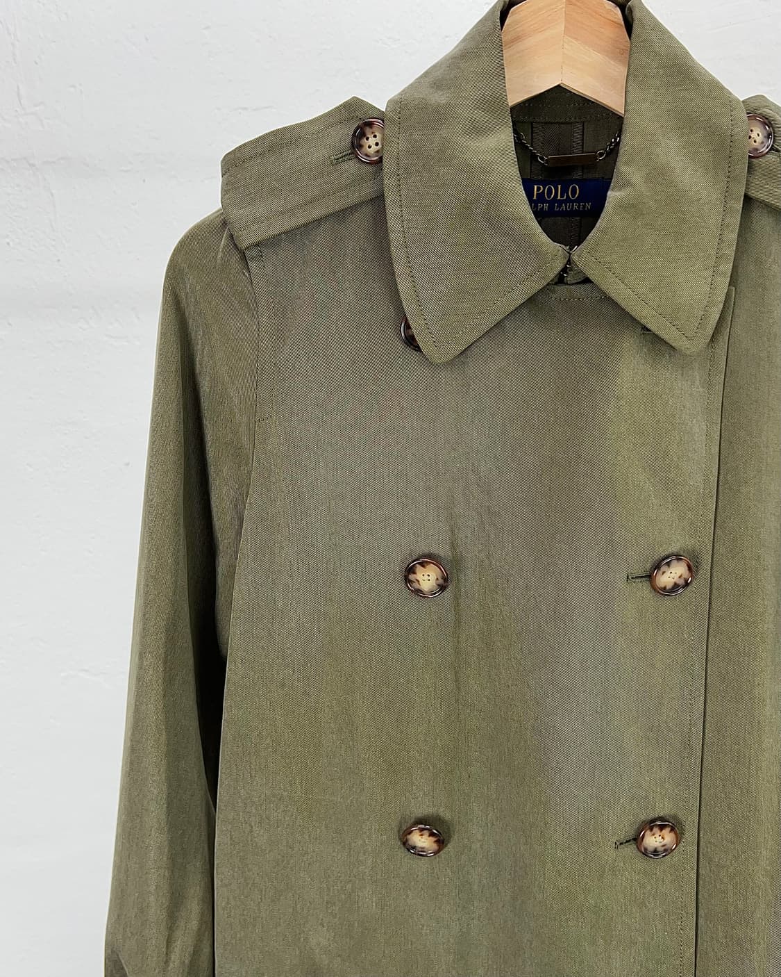 폴로 랄프로렌 올리브 그린 헤리티지 트렌치 코트 상품이미지2