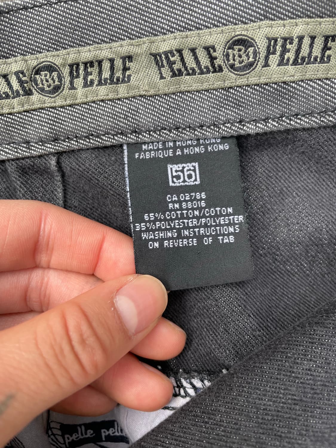 90‘s 펠레펠레 APALLE 핀턱 빅포켓 와이드 데님 팬츠 상품이미지9