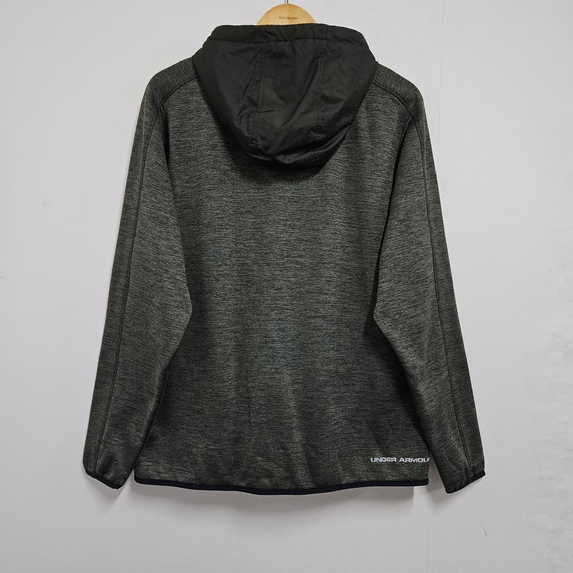 L 105 언더아머 하이브리드 패딩 기모 후드티 올리브 상품이미지3