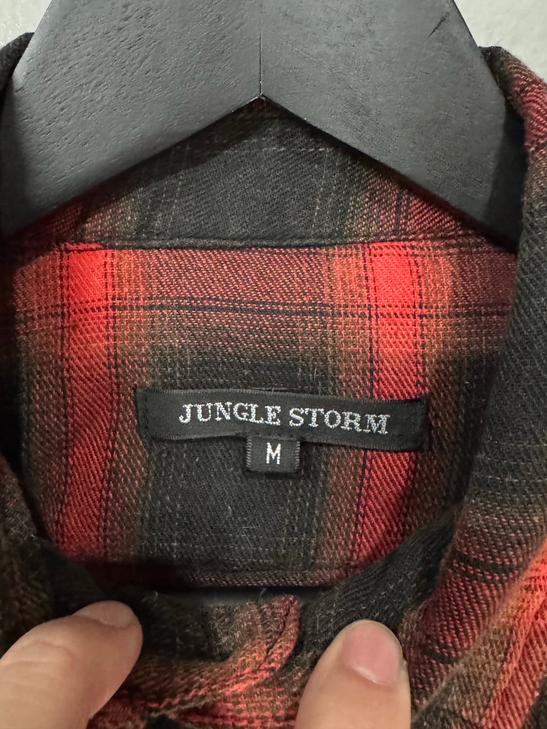 정글스톰 디스트레스드 체크셔츠 상품이미지4