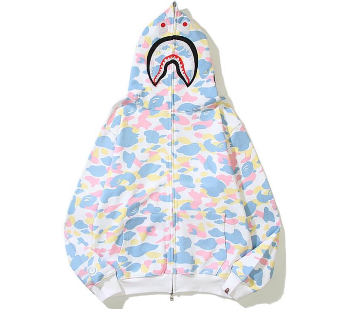 베이프 캔디카모 후드집업 상품이미지1