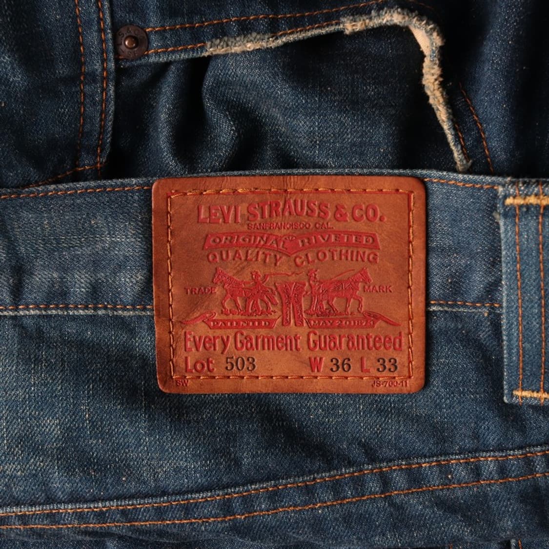 리바이스 503 데님 카고팬츠 36 상품이미지5