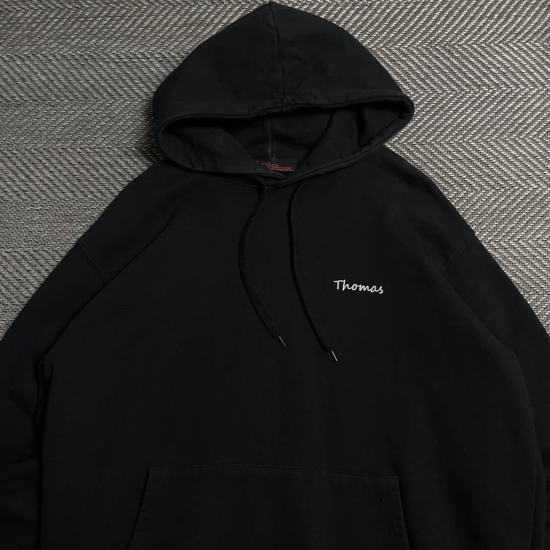 꼼파뇨 광복절 백 프린팅 빅로고 박시핏 후드 티셔츠y 5322 상품이미지6