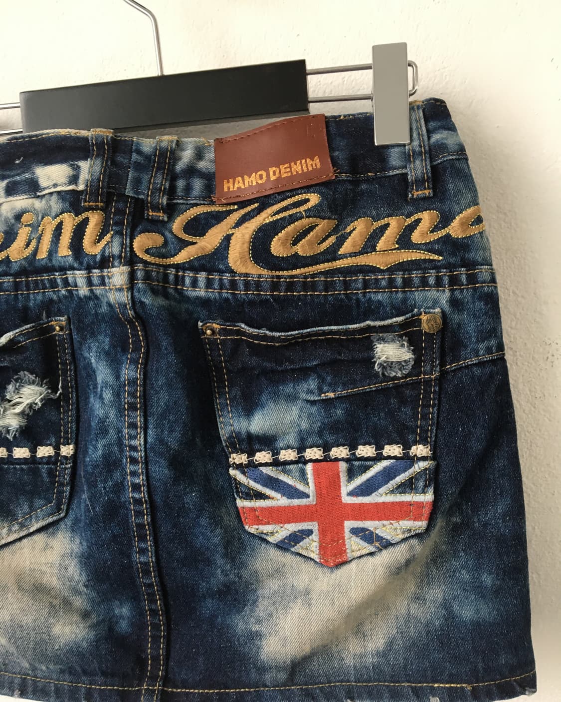 Back point denim skirt 상품이미지4