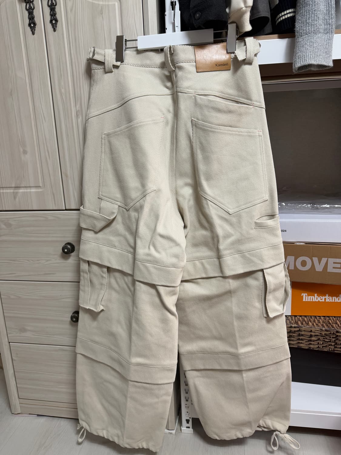 Kamien TITAN BAGGY PANTS LIGHT BEIGE 상품이미지2