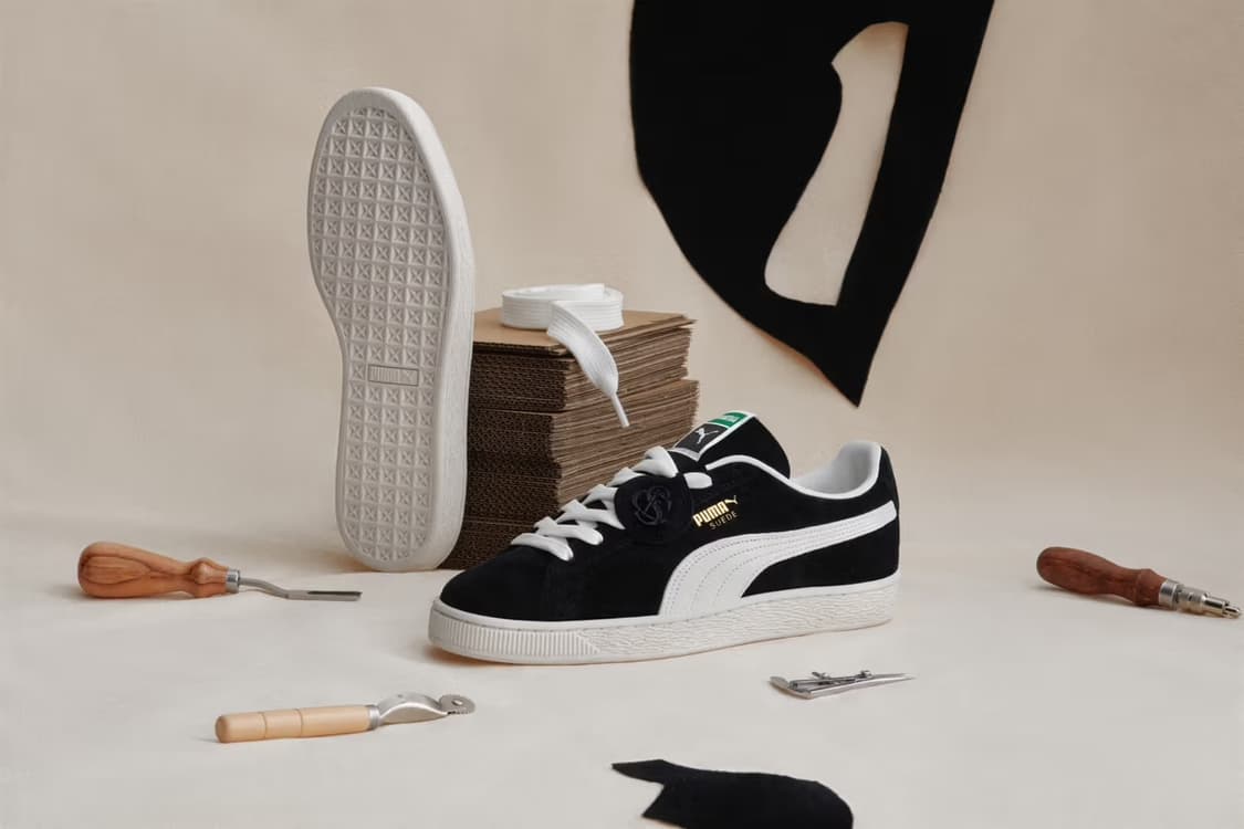 푸마 오리지널 스웨이드 클래식 XXI 블랙 스니커즈 상품이미지10