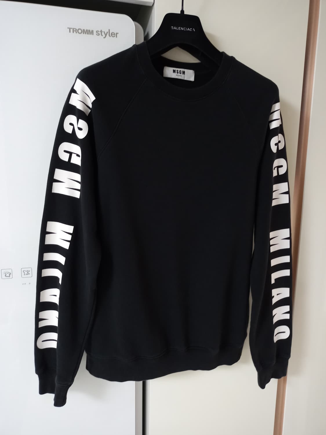 MSGM 밀라노 - 로고 스트라이프 맨투맨 셔츠 상품이미지6