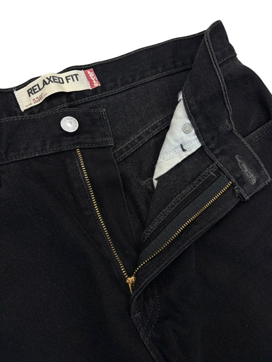 00s 리바이스 550 블랙 데님 팬츠 (33)  상품이미지3