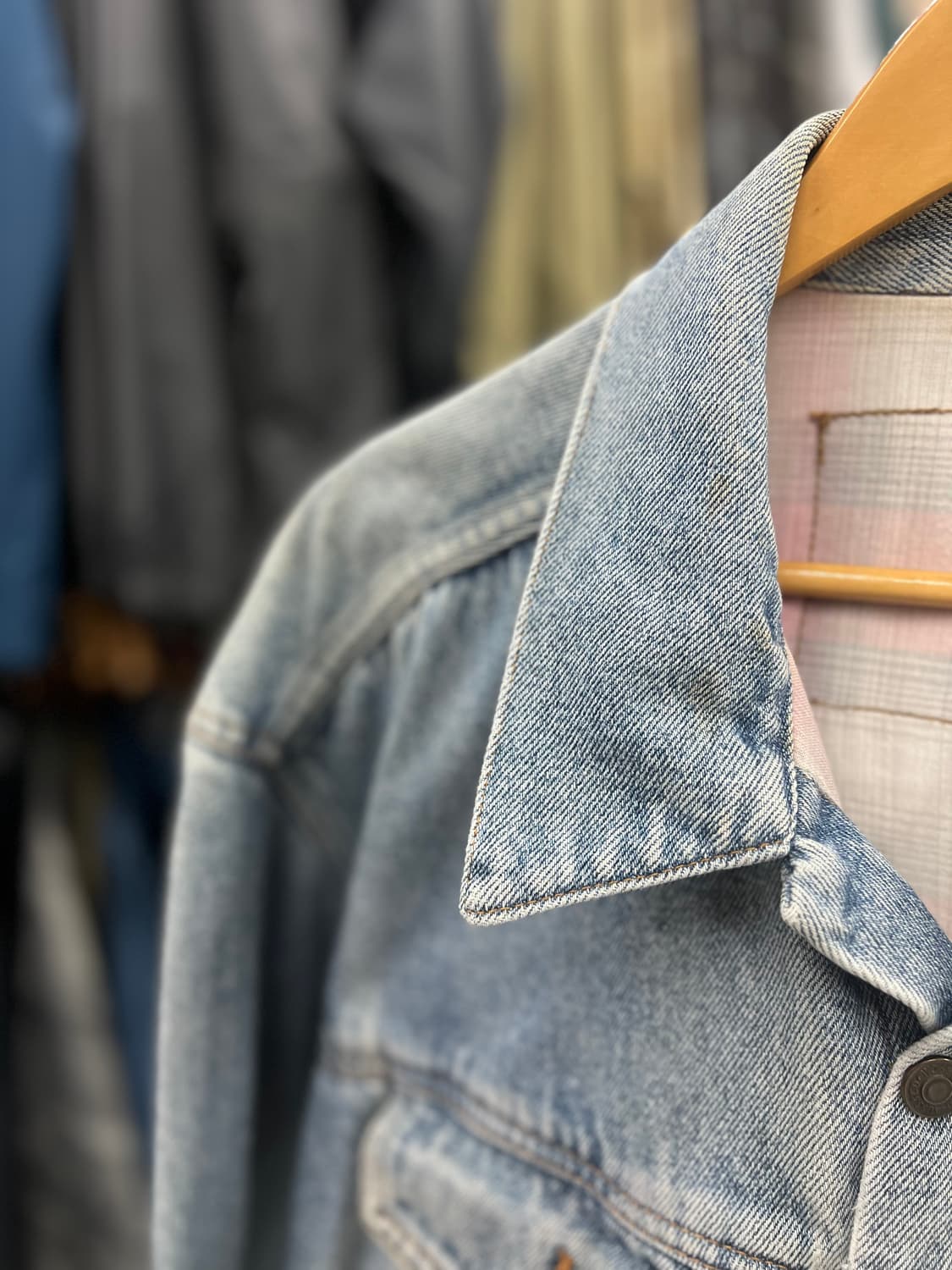 80-90's빈티지 리바이스(Levi's) 70506 데님 트러커 자켓 상품이미지7