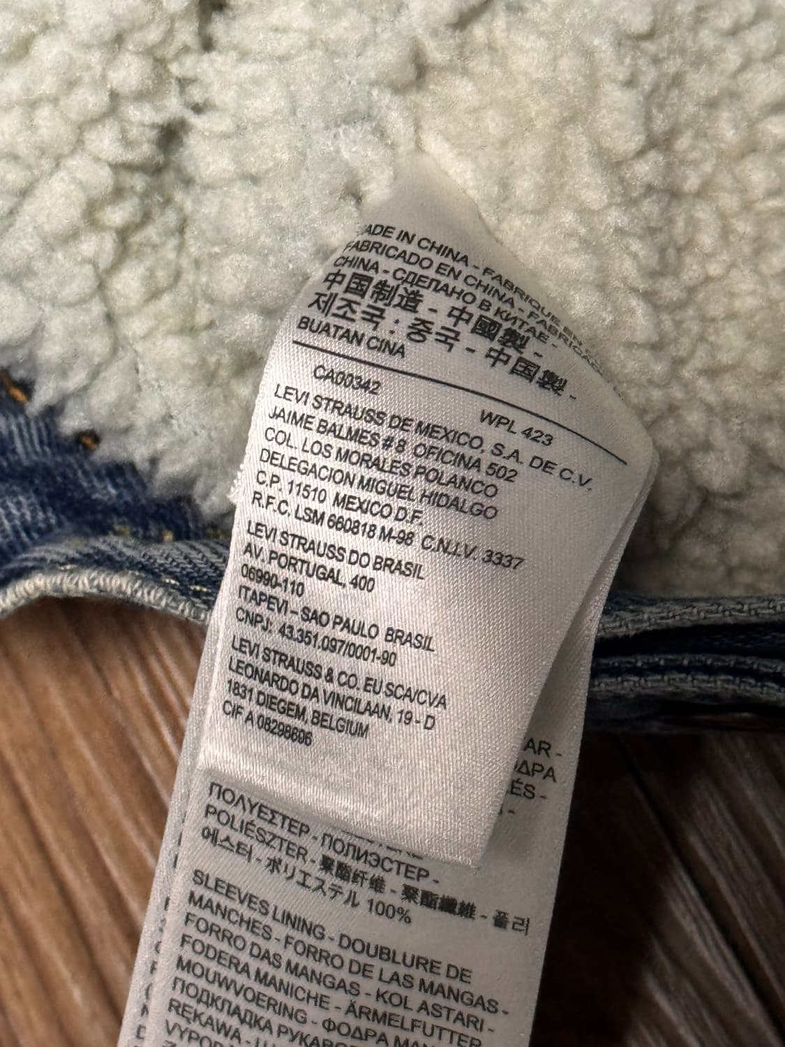 리바이스 쉐르파 펀칭 자켓 상품이미지6