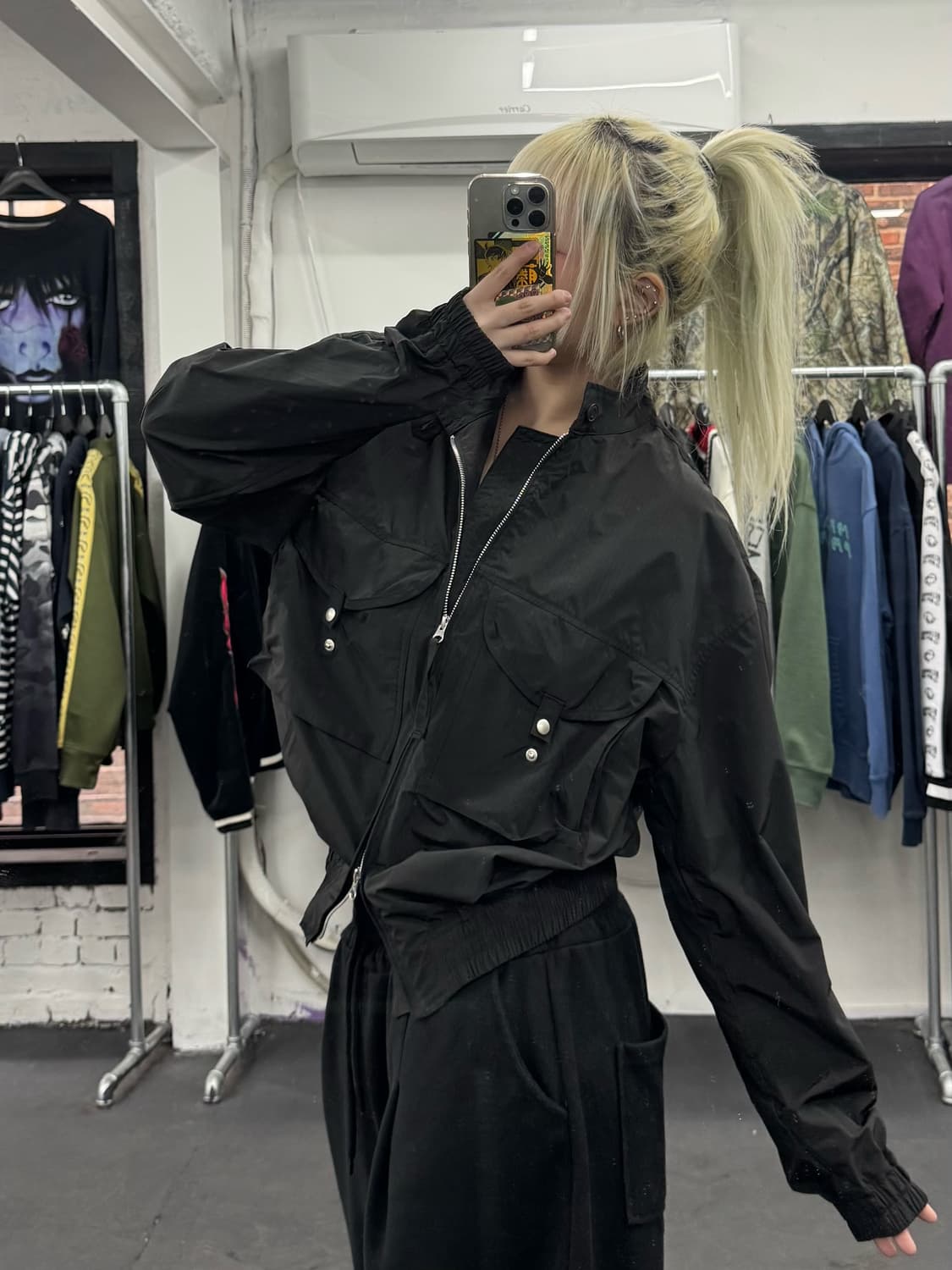 VTG 투웨이 나일론 바람막이 상품이미지5