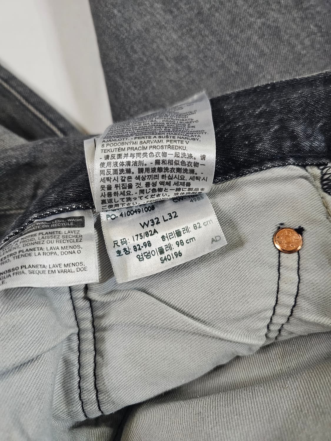 [32] 리바이스 501 빈티지 워싱 데님 팬츠 청바지 상품이미지10