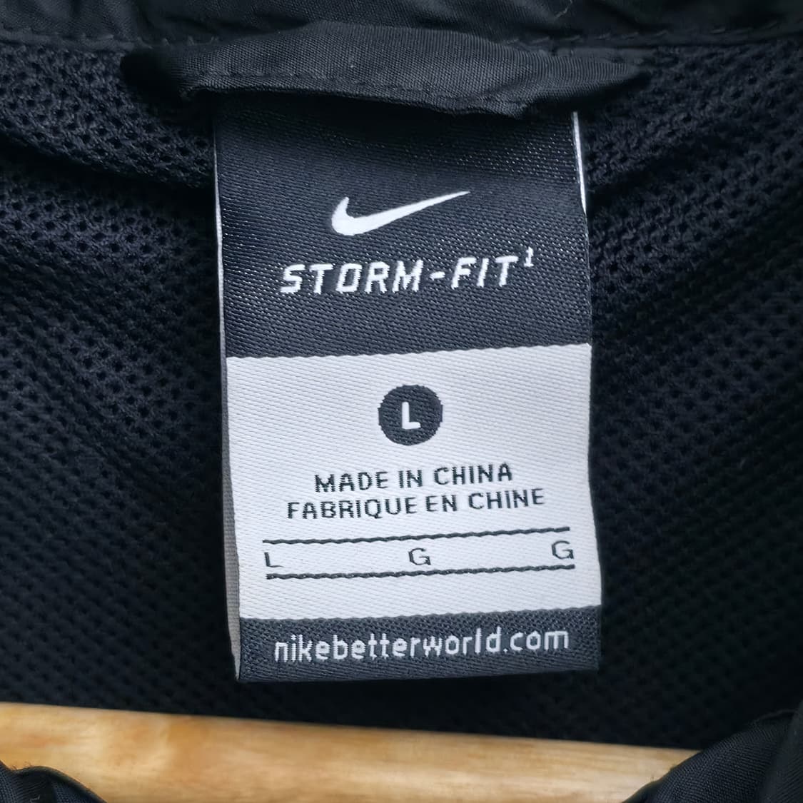 [L] 나이키 스톰핏 블랙 바람막이 상품이미지5