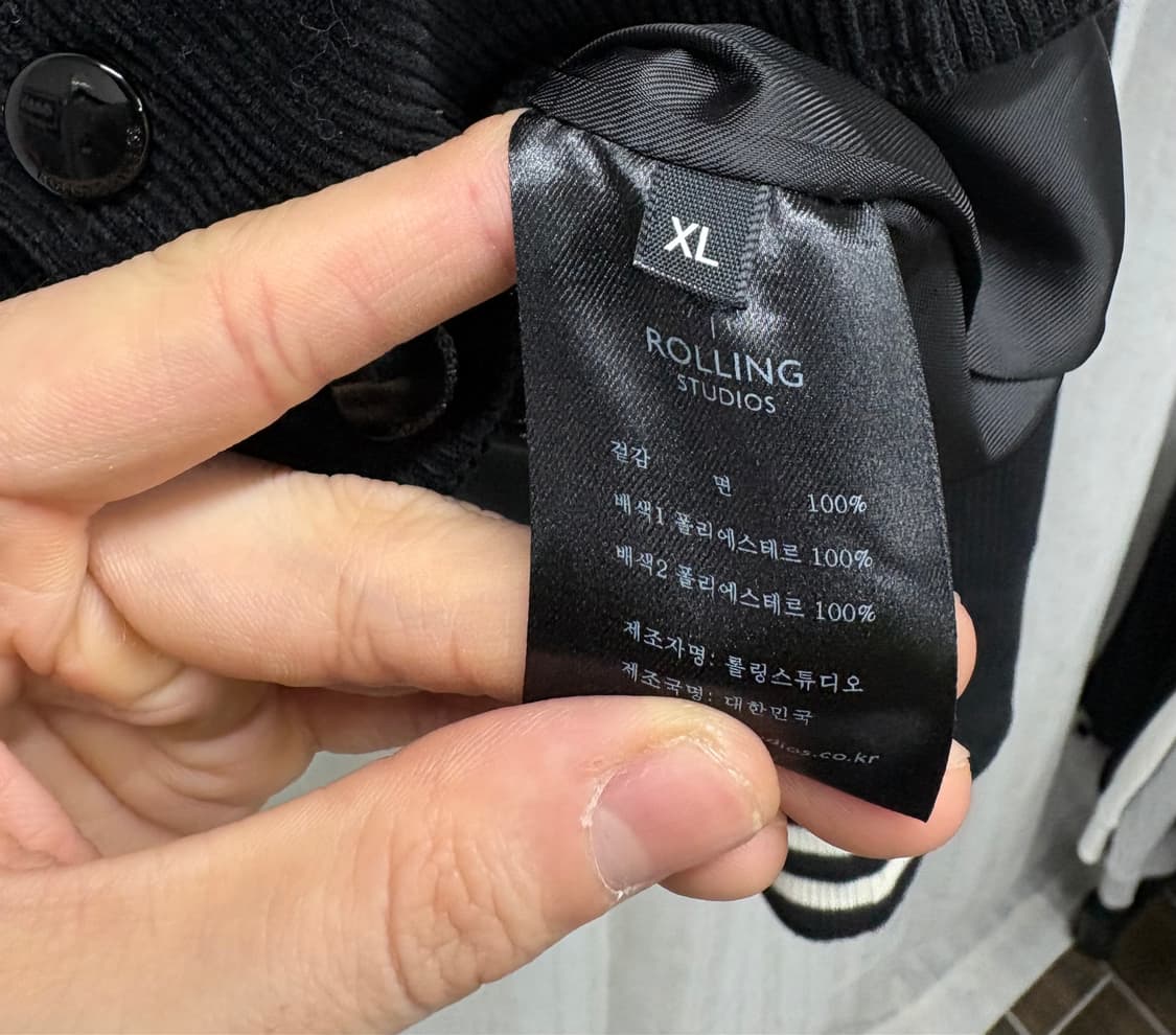 롤링 스튜디오 코듀로이 테니 바시티 자켓 상품이미지6