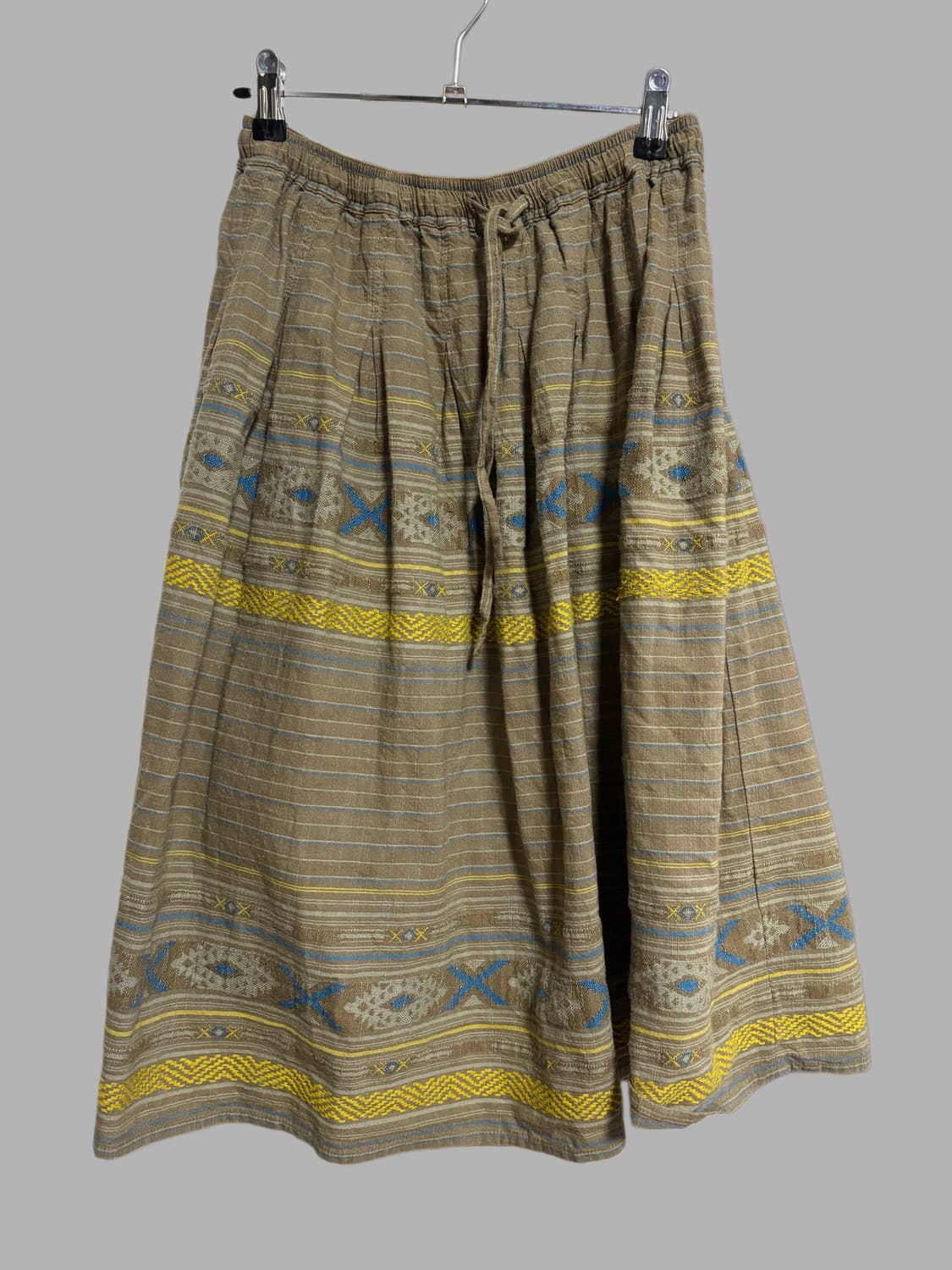 빈티지 에스닉 자수 미디스커트 상품이미지1