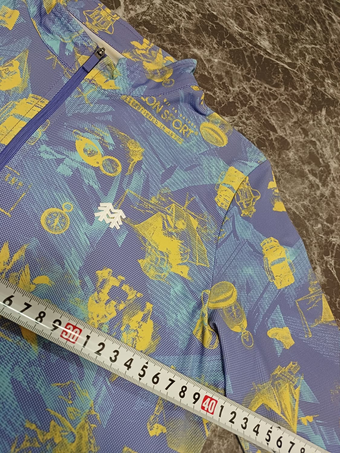 코오롱스포츠 패턴 하프집업 XS(새상품) 상품이미지8